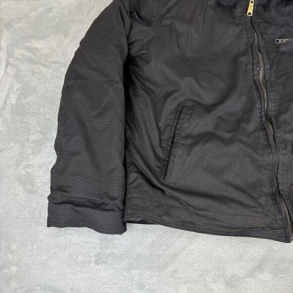Carhartt Re-work Blanket Lined Black Detroit Men's XL (Fits like a large!) - Picture 10 of 13